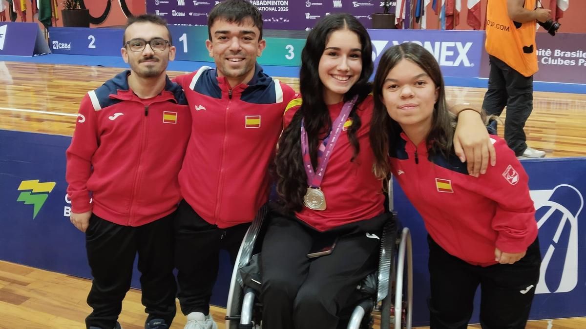 Maya Alcaide, en el Brazil Parabandminton International 2026