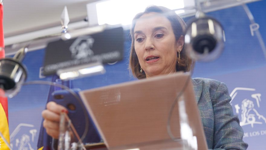 La portavoz del PP en el Congreso, Cuca Gamarra.