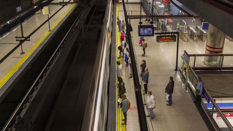 Metro de Madrid.