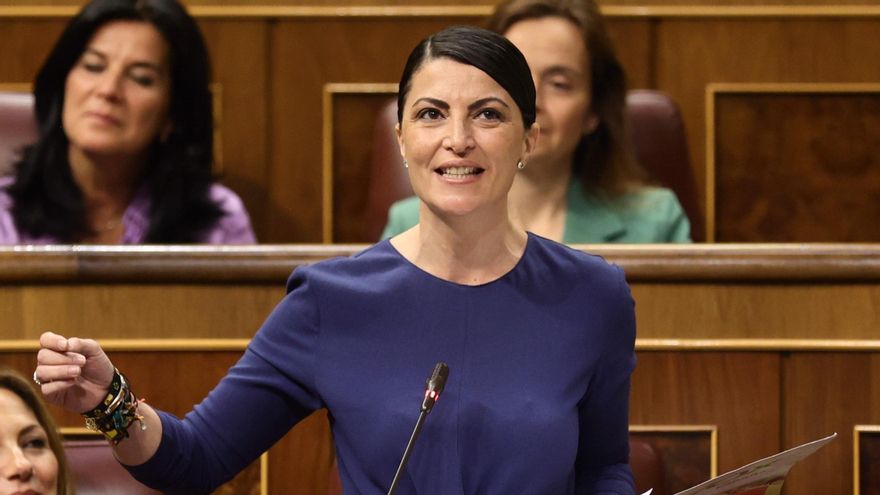 La candidata de Vox a la Presidencia de la Junta de Andalucía, Macarena Olona.