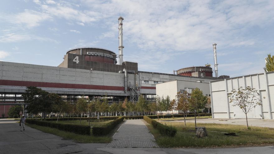 Vista de la central nuclear de Zaporiyia el 1 pasado de septiembre. EFE/EPA/YURI KOCHETKOV