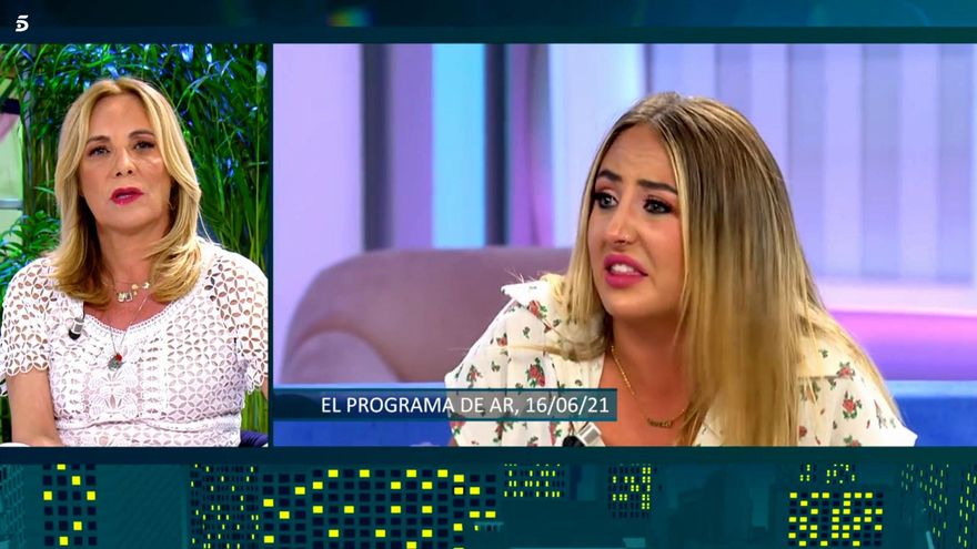 Belén Rodríguez respondió a Rocío Flores en el 'Deluxe': "Estoy cansada de que jueguen con mi trabajo"