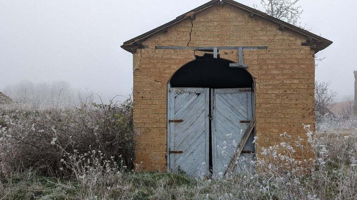 Cencellada en San Adrián del Valle, en el Páramo leonés