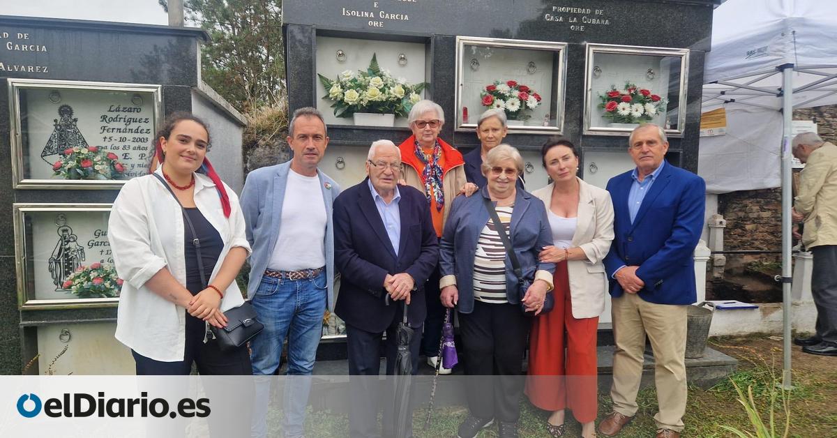 Exhumados en Asturias los restos de los seis músicos fusilados por el franquismo por tocar el 'Himno de Riego'