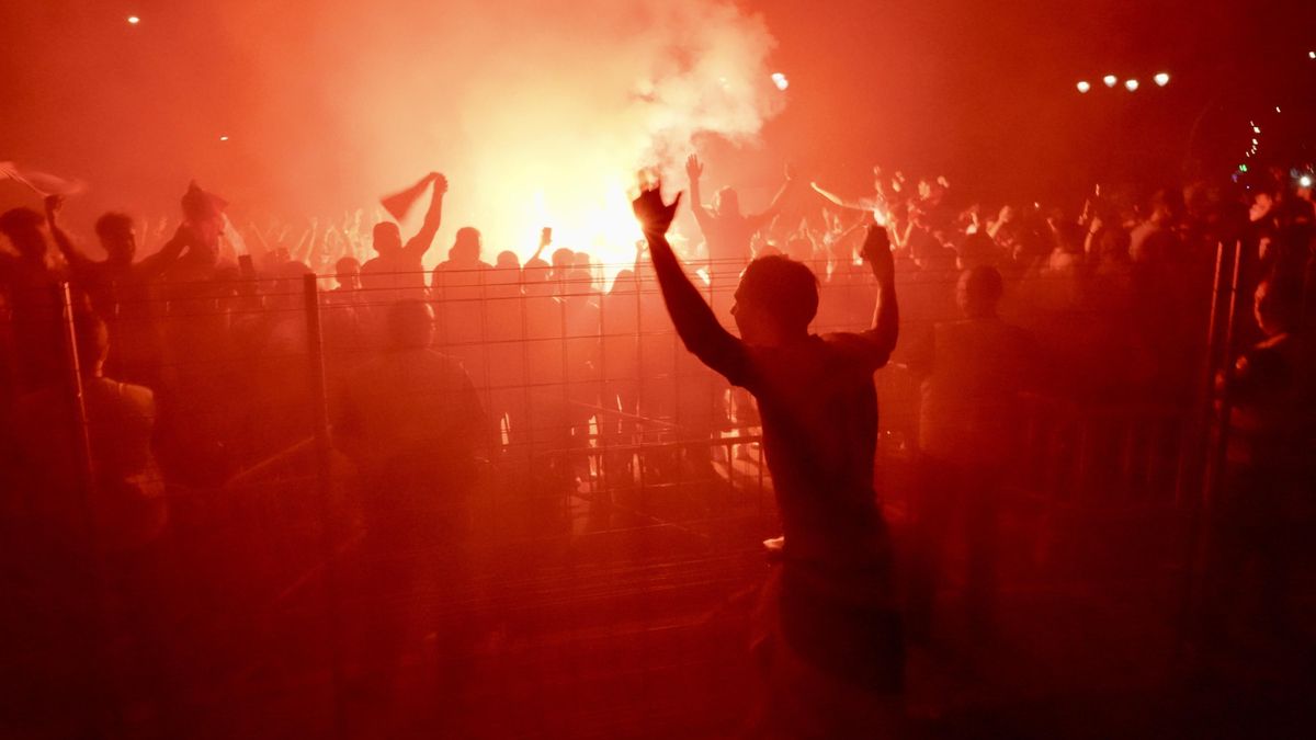 Celebración del ascenso de la Cultural a Segunda en Guzmán.