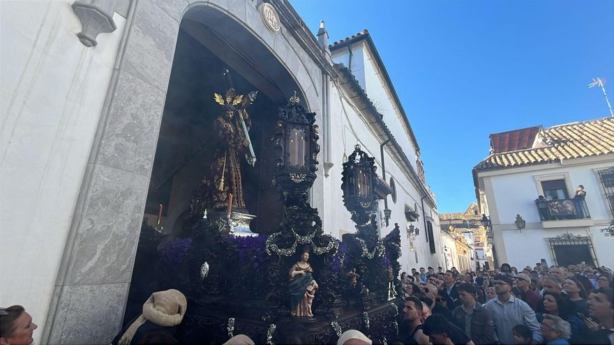 Nuestro Padre Jesús Nazareno, a su salida este Jueves Santo.