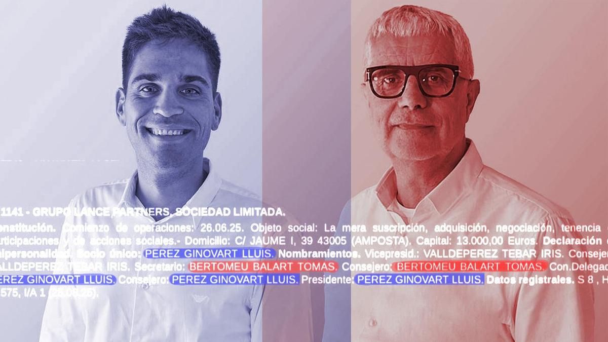 De izquierda a derecha, el director del centro Zeus , Luis Pérez, y el concejal de Hacienda y Empresas Públicas del Ayuntamiento de Amposta, Tomàs Bertomeu