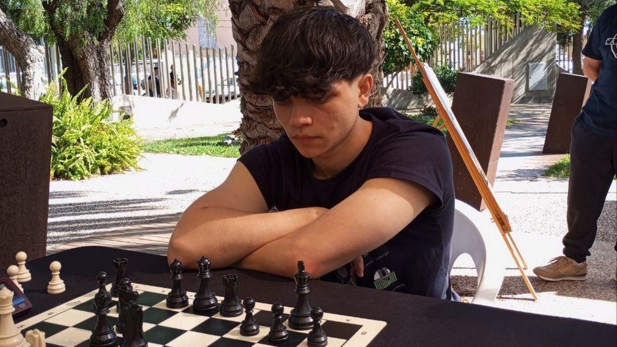 Joaquín Fiorito, campeón del Torneo de Ajedrez Fiestas de La Patrona 2025 en Los Llanos de Aridane.