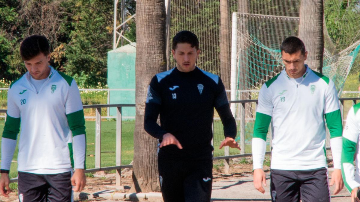 Carlos Marín, en el entrenamiento de este martes