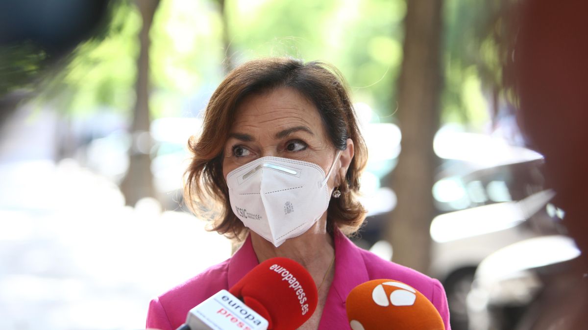La vicepresidenta primera del Gobierno, ministra de la Presidencia, Relaciones con las Cortes y Memoria Democrática, Carmen Calvo.