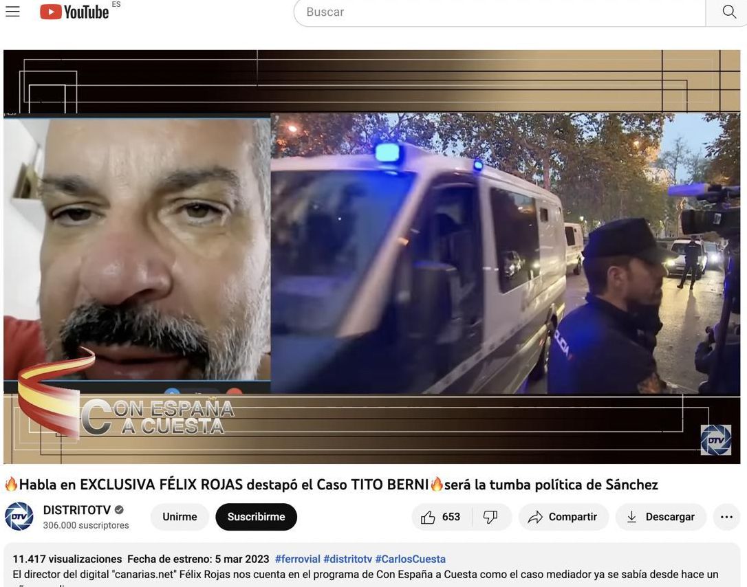 Entrevista a Félix Rojas.