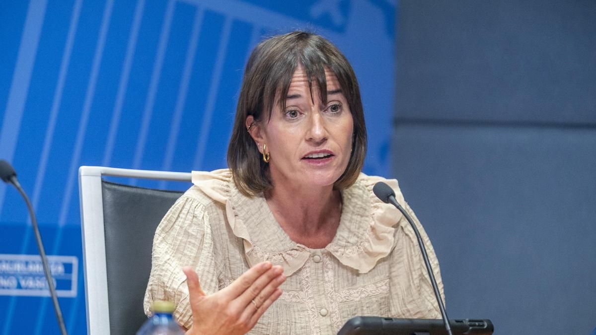 Esther Apraiz, este jueves en Vitoria