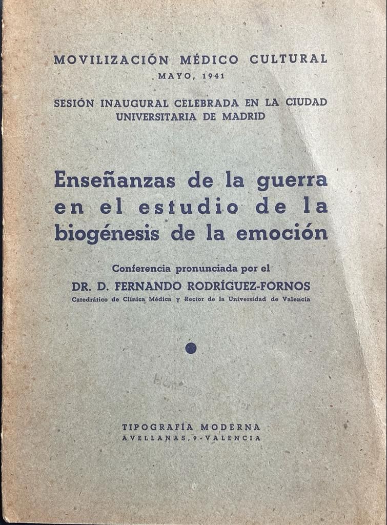 Obra del catedrático Fernando Rodríguez Fornos.