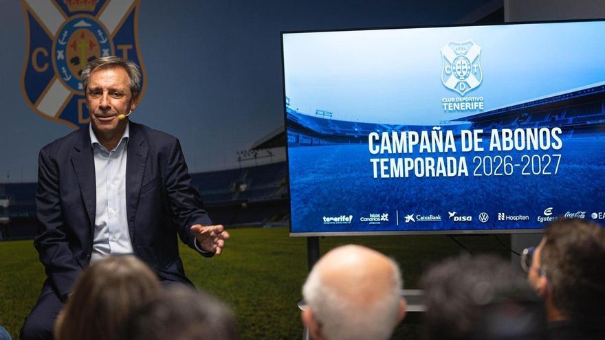 'Tan nuestro', lema elegido por el CD Tenerife para su campaña de abonos 26-27