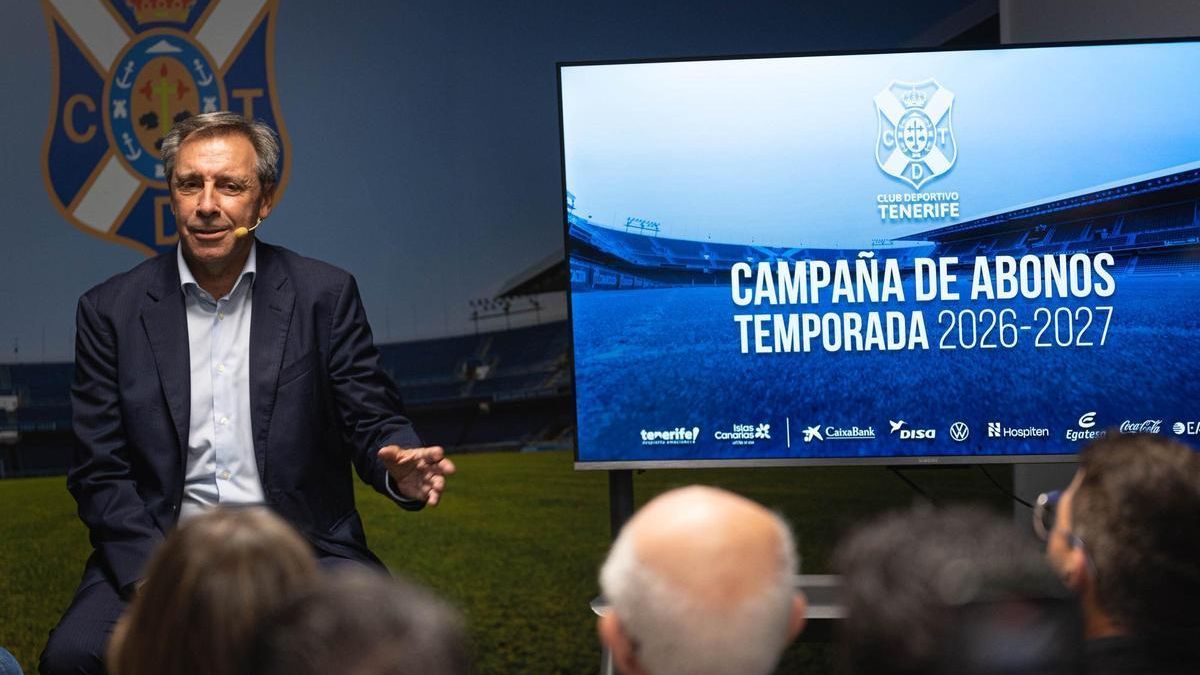 El CD Tenerife presenta su campaña de abonos bajo el lema 'Tan nuestro'