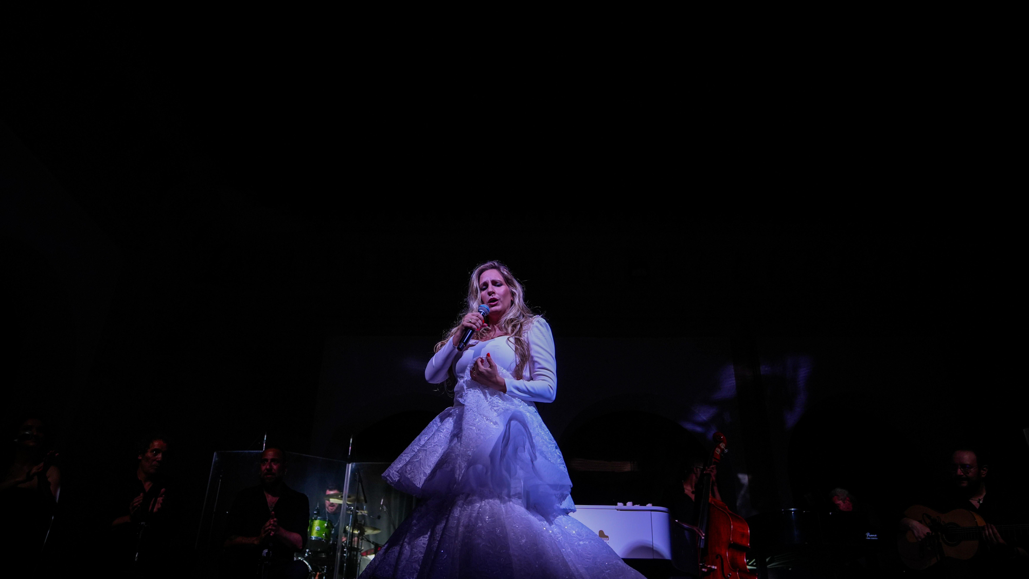El concierto de María Toledo en el Patio de los Naranjos en la Noche Blanca del flamenco