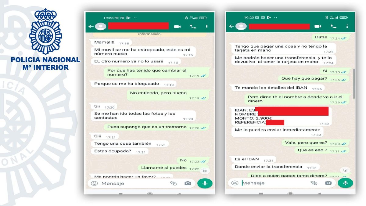 Estafa a través de Whatsapp.