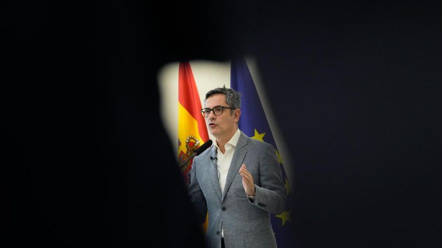 El ministro de la Presidencia, Justicia y Relaciones con las Cortes, Félix Bolaños