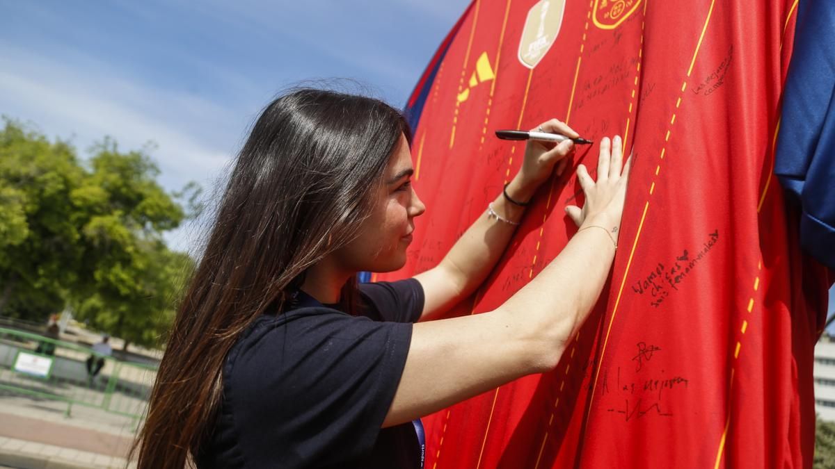 Fanzone de la Selección Española de Fútbol Femenina
