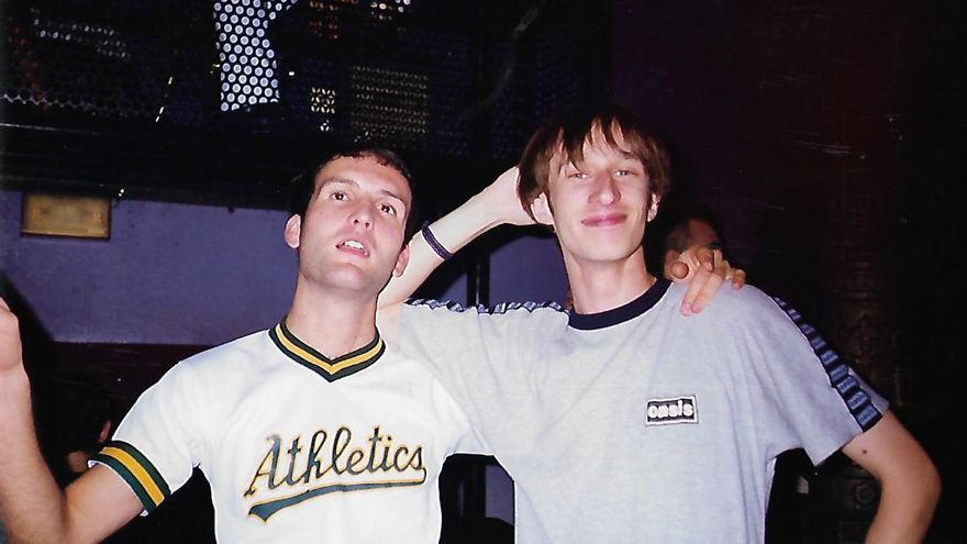 Rafael de Arcos y Javi Homeboy en una foto de los 90