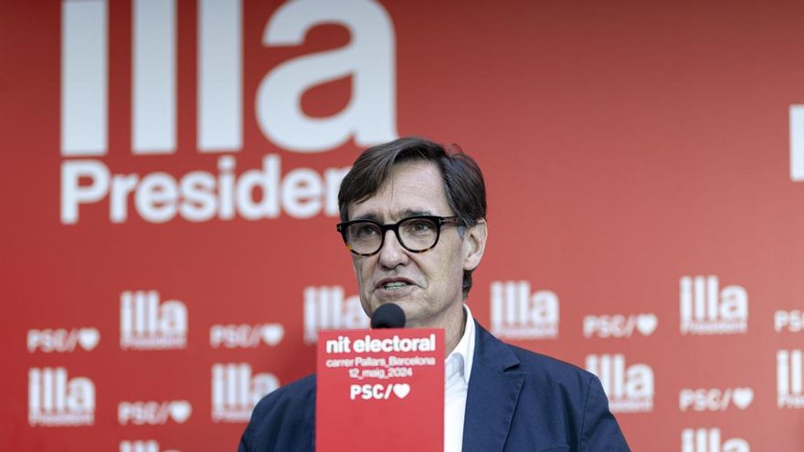 EuropaPress 5956667 lider psc candidato partido presidencia generalitat salvador illa ofrece