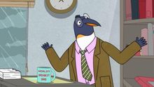 Pinky Penguin, personaje de la serie 'BoJack Horseman'
