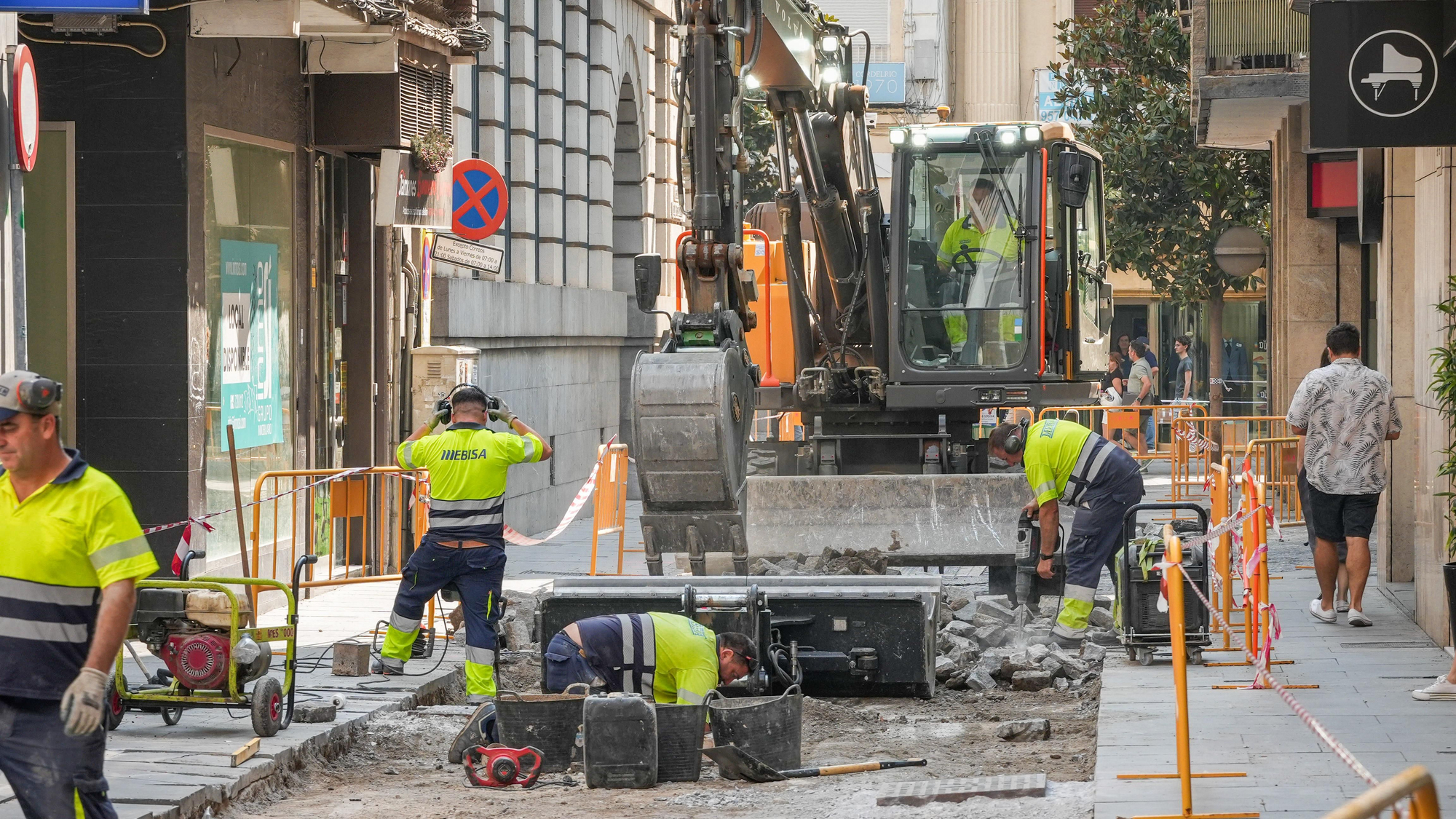 Comienzan las obras en el centro de Córdoba