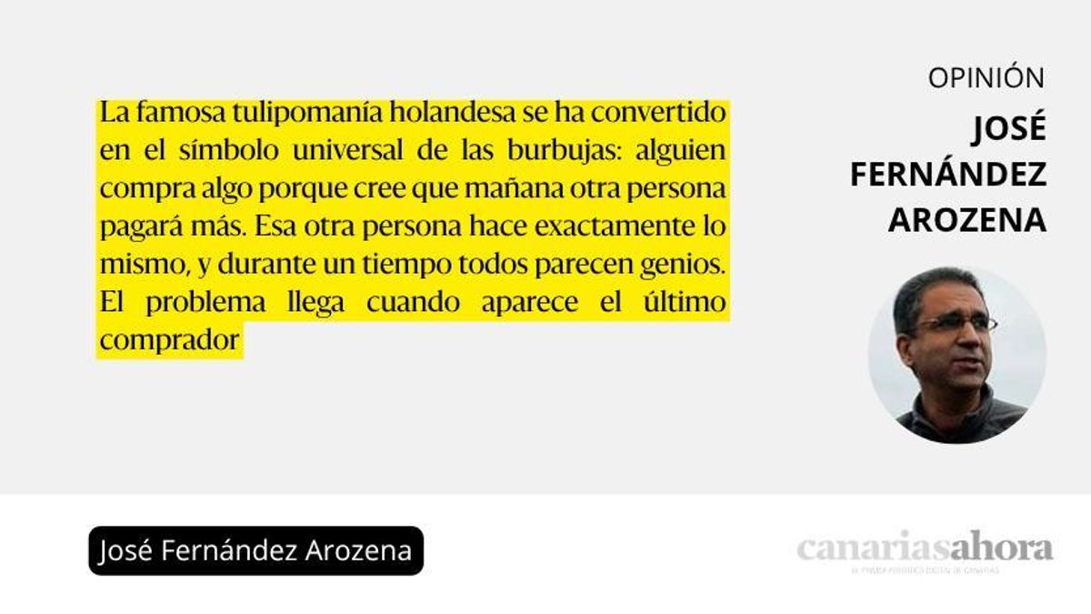 La IA, los tulipanes, los trenes y el dólar que no para de dar vueltas