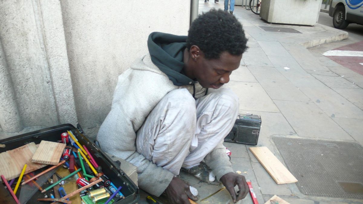 Housseinou Gassama  en Barcelona.