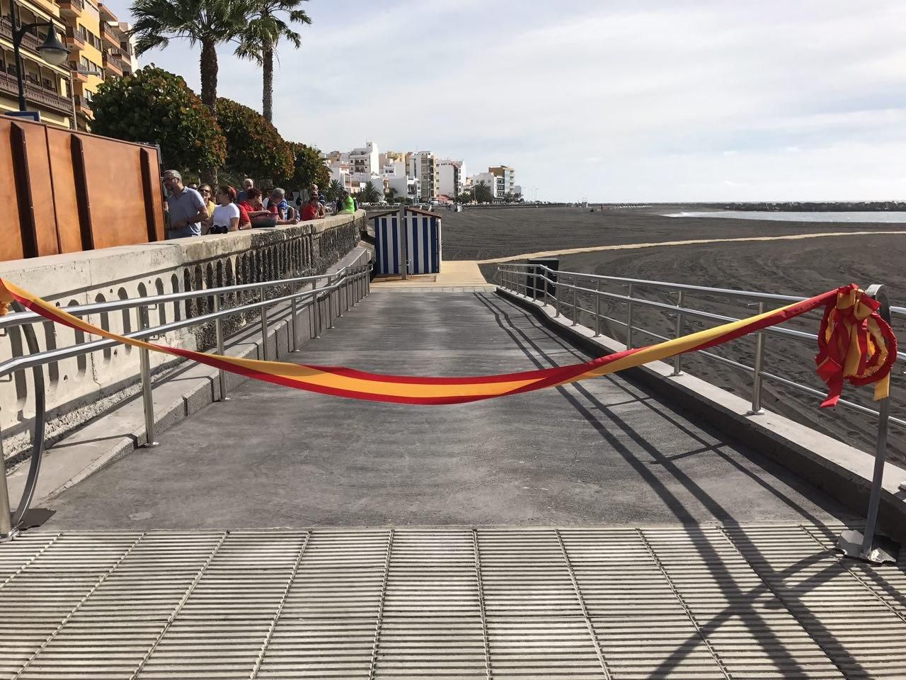 Inauguración de la playa de Santa Cruz de La Palma