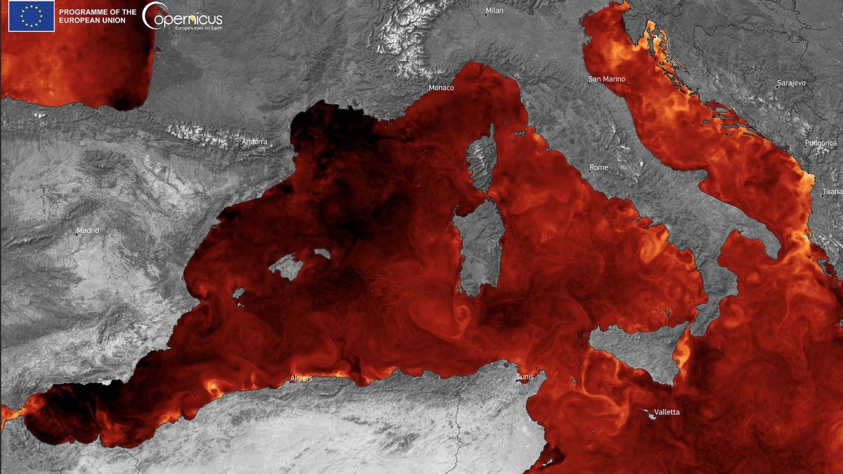 Identificada la secuencia de eventos atmosféricos que dispara las temperaturas del Mediterráneo