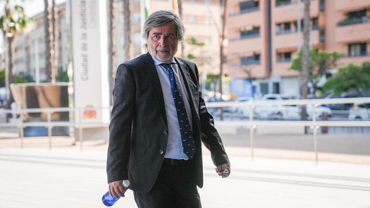 Carlos González, durante su juicio en la Ciudad de la Justicia
