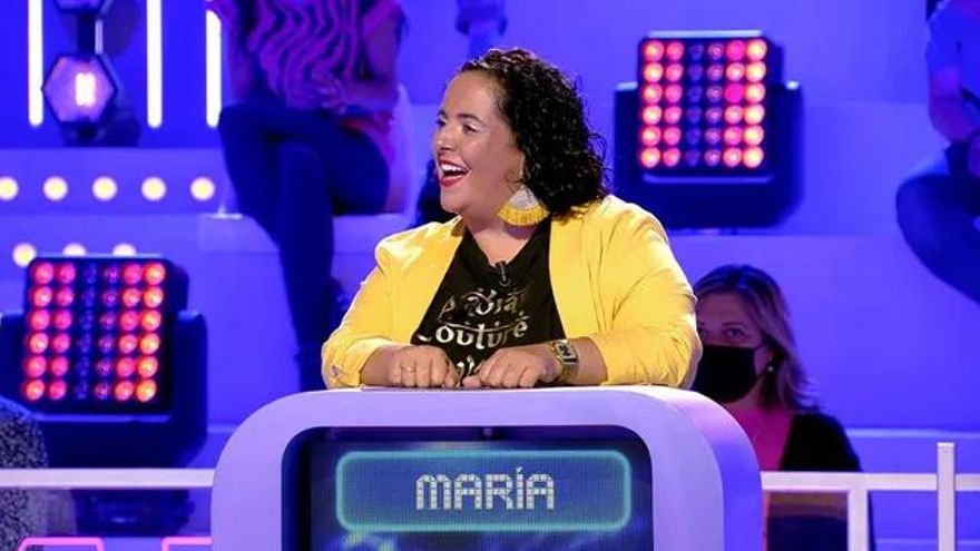 María, al "rematar" su presentación en 'Alta Tensión'