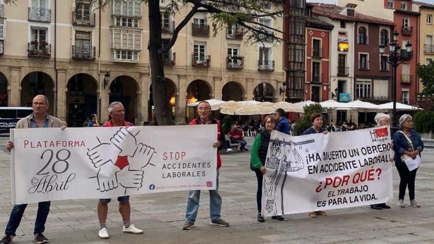 Sigue la lucha contra los accidentes laborales en La Rioja: "Queremos hacer nuestro trabajo sin miedo y volver a casa vivos"