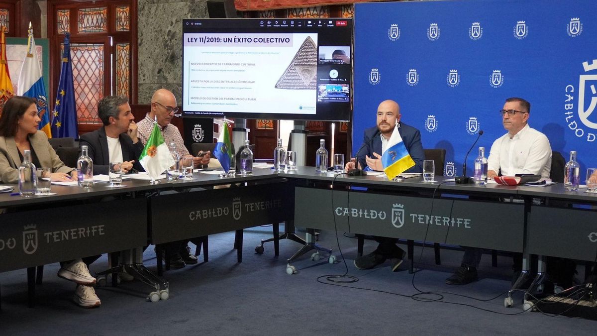 III Consejo Autonómico de Patrimonio Cultural de Canarias, celebrado este viernes en Tenerife.