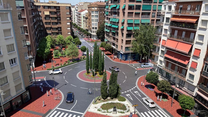 PP y Vox rechazan paralizar el proyecto de la nueva rotonda en Vara de Rey y Pérez Galdós en Logroño