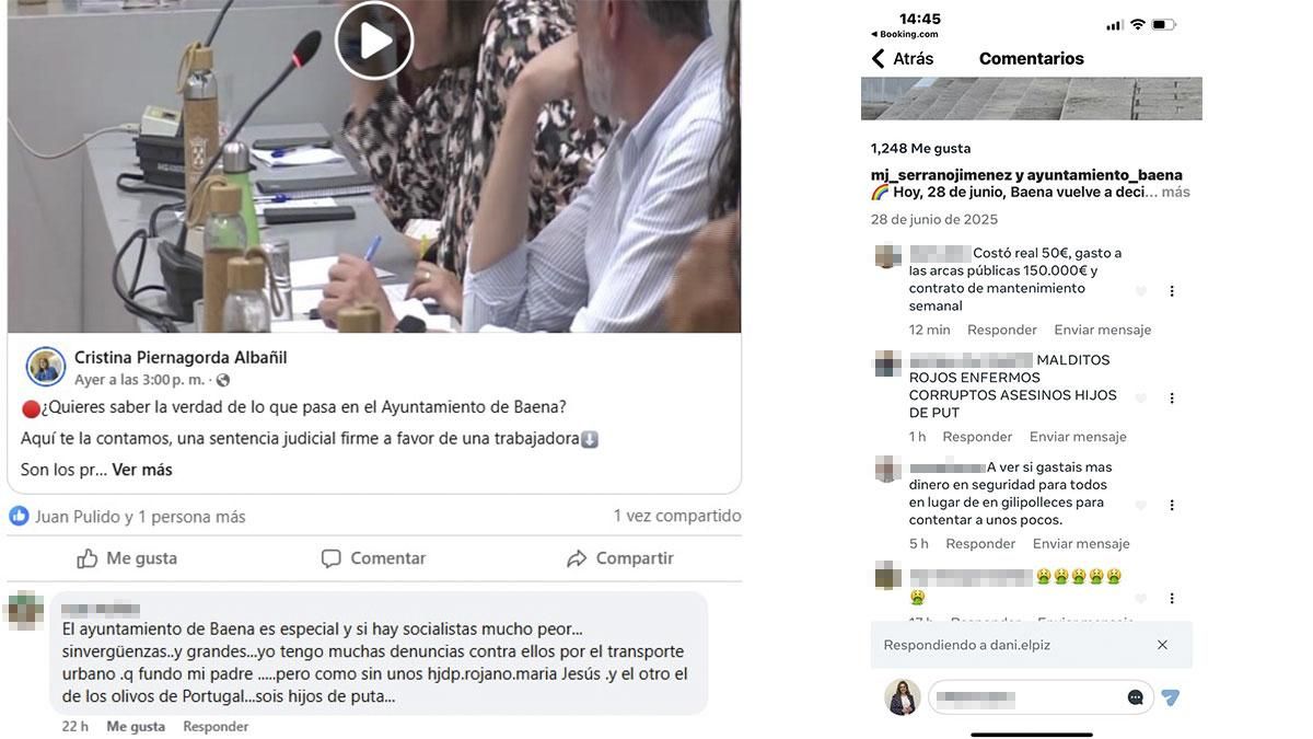 “Rojos, enfermos, corruptos y asesinos”: los insultos contra la alcaldesa de Baena en manos de la Guardia Civil