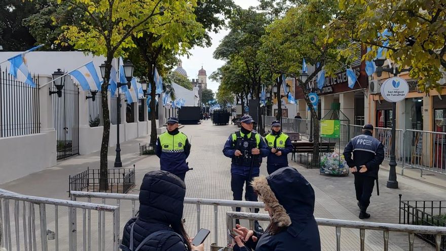 Pacto de Mayo: Tucumán recibe con un fuerte dispositivo de seguridad la visita de Milei