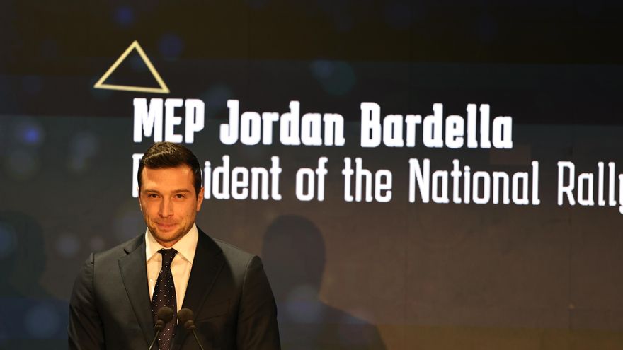Jordan Bardella dice por primera vez que sería candidato si Le Pen es inhabilitada