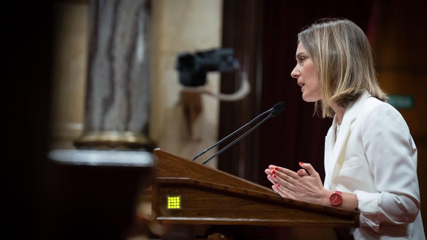 Jéssica Albiach, líder de En Comú Podem, se da de baja de Podemos tras el veto a la doble militancia