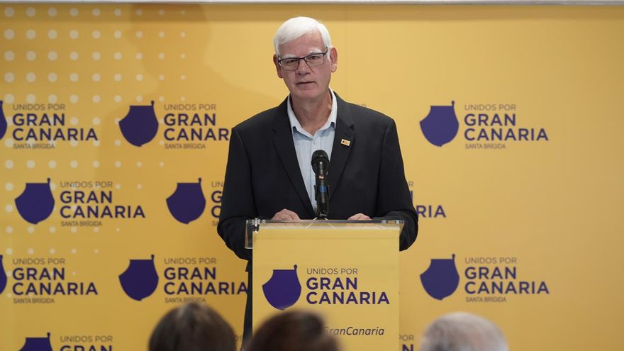 El presidente del comité local de UxGC, Joaquín Sánchez