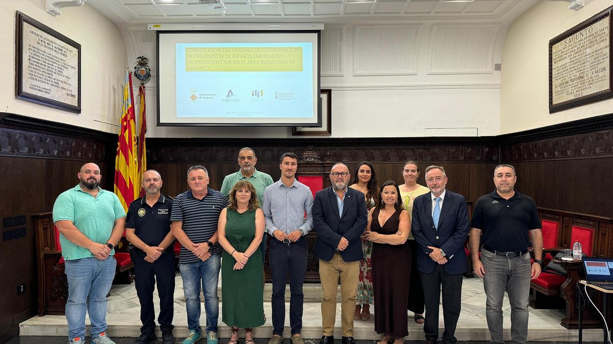Sagunto constituye el OCEAES para mejorar la coordinación en materia de seguridad entre las empresas y el Ayuntamiento.