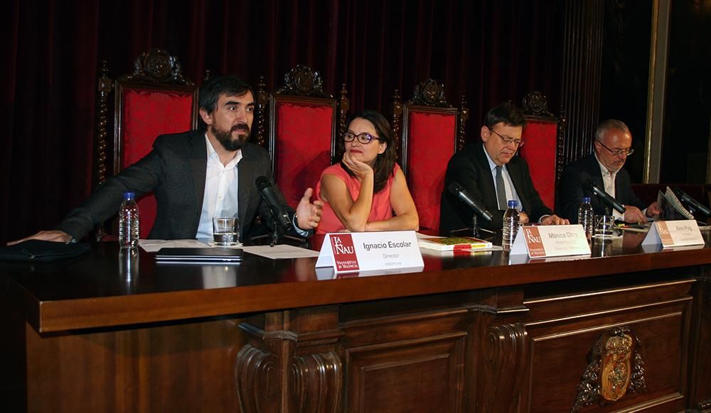 Ignacio Escolar analizó junto a Mónica Oltra, Ximo Puig y Antonio Montiel los 100 días del Botànic