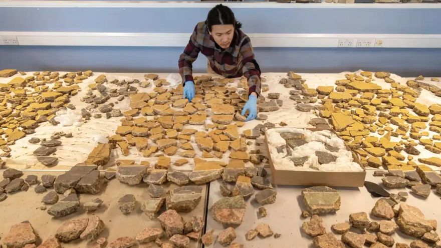 Del vertedero a obra maestra: recomponen uno a uno miles de restos romanos y logra devolver la vida a un fresco perdido hace 2.000 años