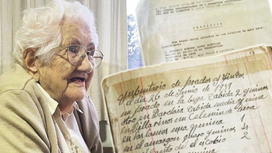 Los 107 años de Araceli, la última voz de la represión de Franco en San Marcos de León: "Me llevaron por ser de izquierdas"