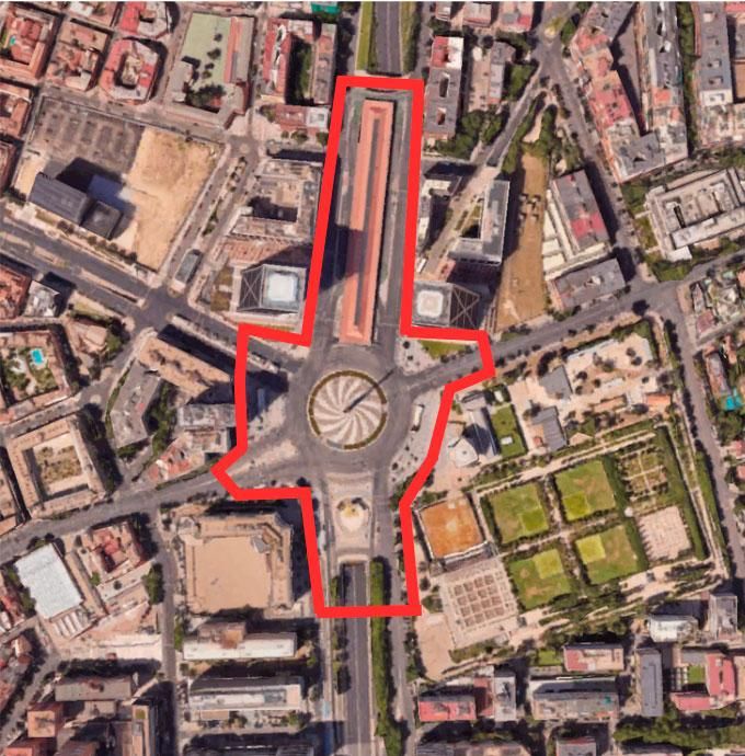 Zona de Plaza Castilla para el concurso de ideas 'Sueña Madrid 2025'