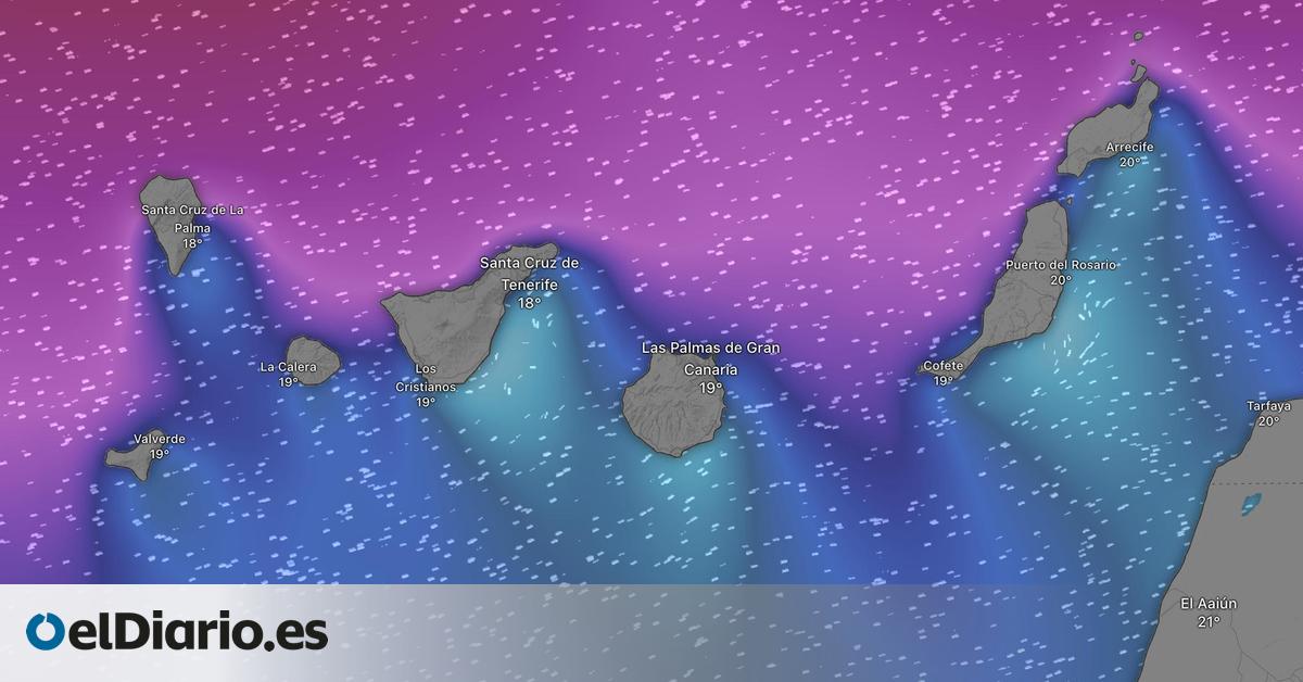Nuevo aviso amarillo de Aemet en Canarias