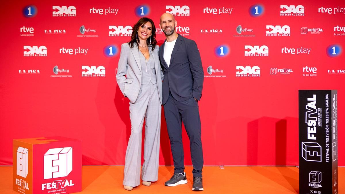 Marta Flich y Gonzalo Miró en la presentación de 'Directo al grano'