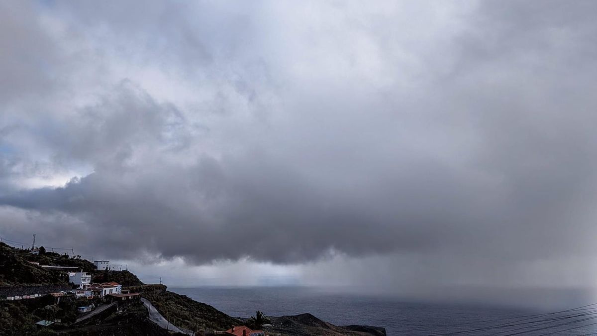 Lluvias este jueves en el norte y este de La Palma