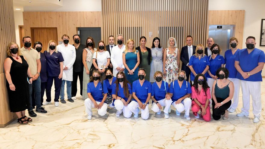 Trabajadores de la residencia de mayores La Pereda